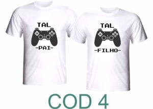 2 Camisetas Dia dos Pais Personalizada Para Presente