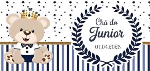 Kit 30 Rotulos Para Chá de Bebê Personalizado Com Nome