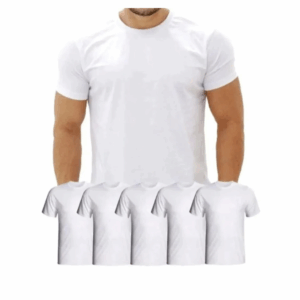 Kit 10 Camisetas Branca Básica Unissex Casual ou para Sublimação e personalizações