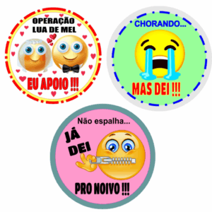 Kit 200 tags Adesivas Hora Da Gravata Casamento – Já Dei Pro Noivo Tn02