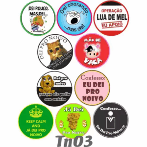 Kit 100 tags Adesivas Hora Da Gravata Casamento – Já Dei Pro Noivo Tn03