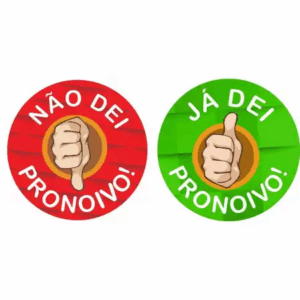 100 Adesivos Hora Da Gravata Casamento – Já Dei Pro Noivo – vermelho e verde