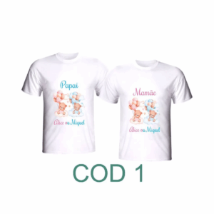 2 Camisetas para chá de bebê personalizadas fazemos vários temas