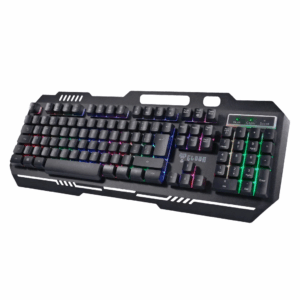 Teclado Gamer  Semi mecanico Mount Led Rainbow CL-TM8153 Clanm