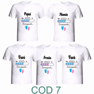Kit 17 camisetas personalizada até o tamanho GG